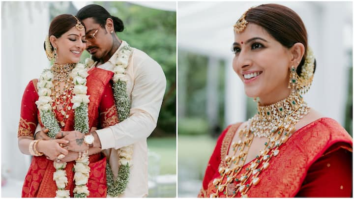 Varalaxmi Sarathkumar Wedding Photos: గ్యాలరిస్ట్ నికోలయ్ సచ్‌దేవ్‌ను ప్రేమించిన వరలక్ష్మి శరత్‌కుమార్.. కేవలం సన్నిహితుల మధ్య తన పెళ్లి వేడుకను పూర్తి చేసి ఆ ఫోటోలను సోషల్ మీడియాలో షేర్ చేసింది.