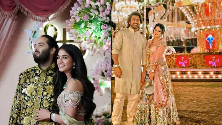 अनंत अंबानी-राधिका मर्चेंट की शादी में पहुंचे एमएस धोनी, परिवार संग इस अंदाज में की एंट्री