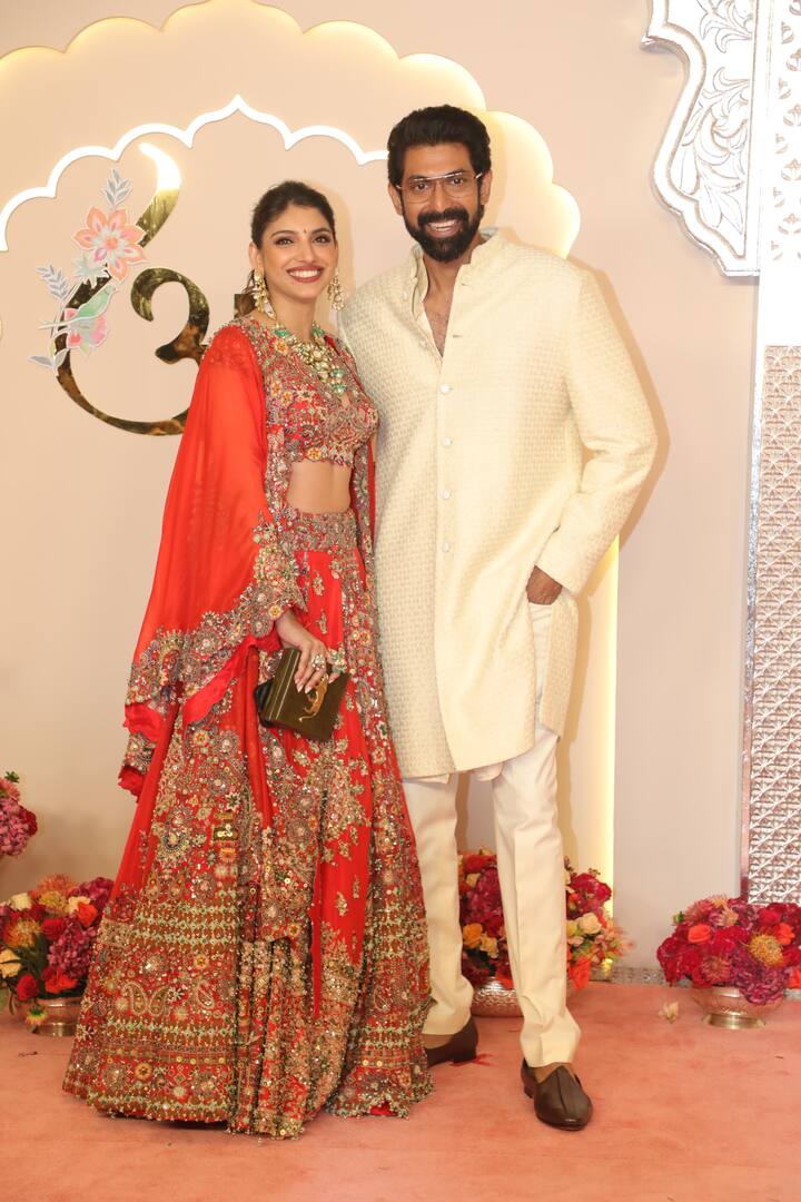 Rana Daggubati with his wife Miheeka.