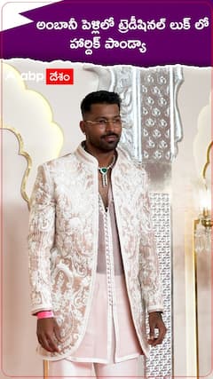 అంబానీ పెళ్లిలో ట్రెడీషినల్ లుక్ లో హార్దిక్ పాండ్యా.!