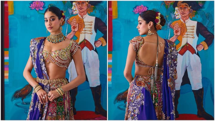 Janhvi Kapoor Stunning Look: బాలీవుడ్‌ బ్యూటీ జాన్వీ కపూర్‌ మల్టీకలర్‌ లెహెంగాలో తళుక్కున మెరిసింది. ఇటీవల అనంత్‌ అంబానీ,రాధిక మర్చంట్‌ వెడ్డింగ్‌ సెలబ్రేషన్స్‌లో జాన్వీ ప్రత్యేక ఆకర్షణగా నిలిచింది.