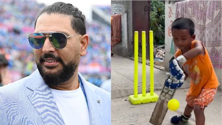 yuvraj singh impressed by 4 year old girl rishika sarkar given full scholarship in yuvraj singh centre of excellence kolkata Yuvraj Singh: 4 वर्षीय बच्ची ने बनाया युवराज सिंह को दीवाना, कवर ड्राइव देख हुए अचंभित; दिया ये खास तोहफा