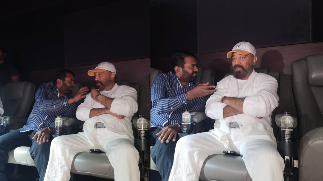 Kamalhaasan : சீமானுடன் படம் பார்த்த கமல்ஹாசன்..சென்னை ரோகிணி திரையரங்கில் இந்தியன் 2 படக்குழு..