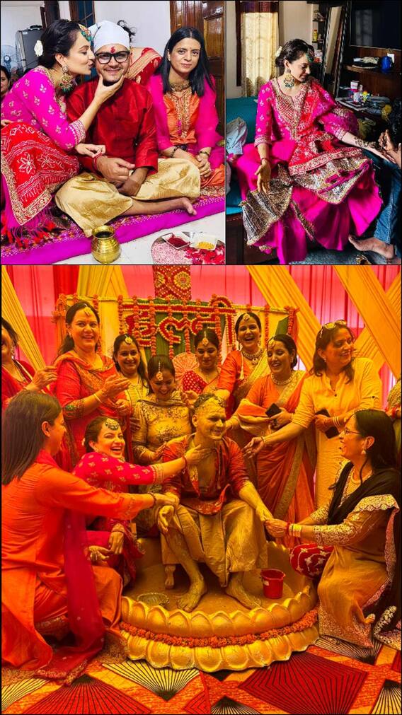 कंगना रनौत ने दिखाई भाई के हल्दी सेरेमनी की अनोखी झलक