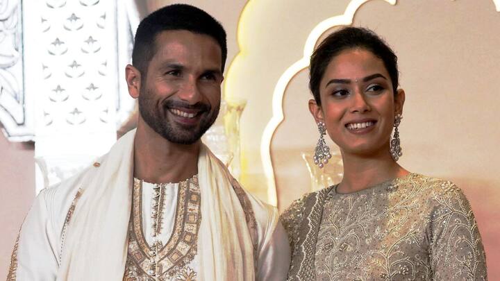 বলিউডের অন্যতম সেরা জুটি তাঁরা, অনেকে বলেন, মেড ফর ইচ আদার। অম্বানিদের বিবাহে তাক লাগালেন শাহিদ কপূর ও মীরা রাজপুত। পোশাকের রংমিলান্তিতে তাঁরা ছিলেন আজকের পার্টিতে নজরকাড়া।