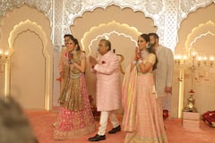 Anant Ambani-Radhika Merchant Wedding: Ambanis Pose For Perfect Family Photo As Baraat Arrives