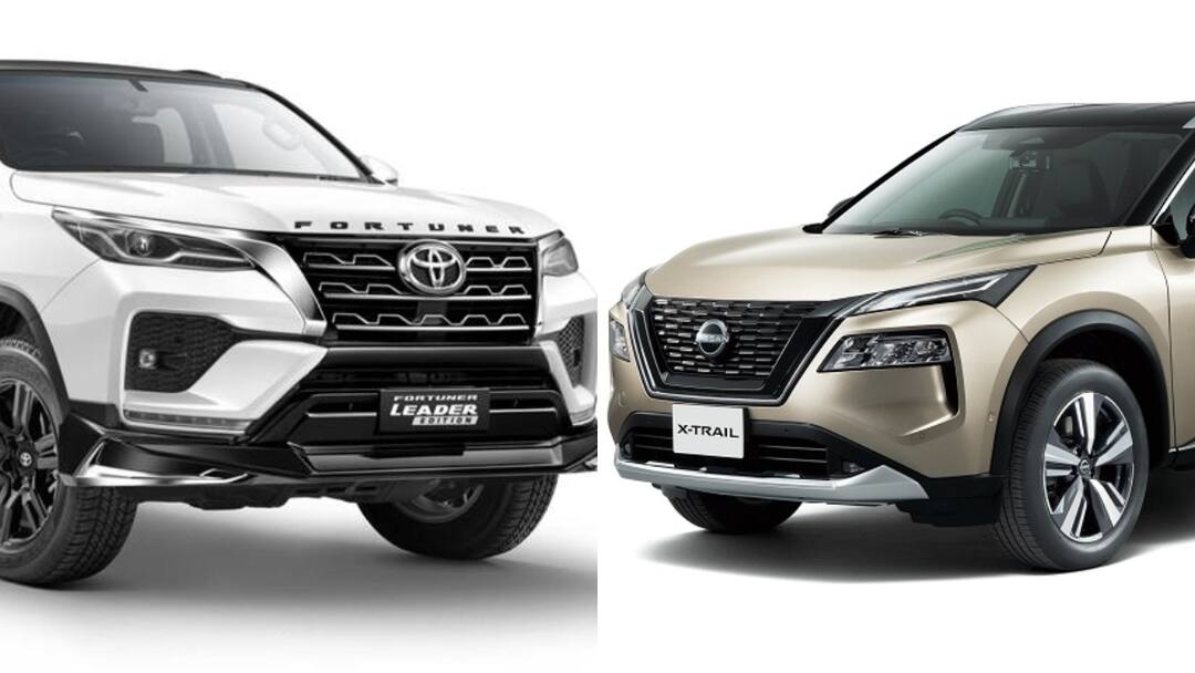 2024 Nissan X-Trail Vs Toyota Fortuner: 2024 निसान एक्स ट्रेल और टोयोटा फॉर्च्यूनर में कौन सी है बेस्ट, जानें अंतर 2024 Nissan X Trail and Toyota Fortuner car comparison engine features safety design price know all the difference here 2024 Nissan X-Trail Vs Toyota Fortuner: 2024 निसान एक्स ट्रेल और टोयोटा फॉर्च्यूनर में कौन सी है बेस्ट, जानें अंतर