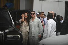 अनंत आणि राधिका यांच्या लग्नासाठी प्रियांका चोप्रा पती निकसोबत मुंबईत दाखल; फोटो आले समोर!