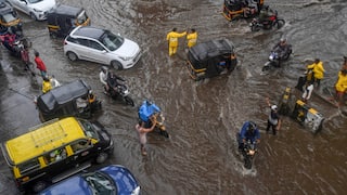 Kids Seen Swimming Outside Oberoi Mall In Flooded Mumbai: Watch