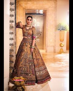 ईशा अंबानी के लहंगे पर लिखे थे गीता के श्लोक...मंदिर में बैठे दिखे नंदी, चर्चा में हैं मुकेश अंबानी की लाडली का ये रॉयल लुक