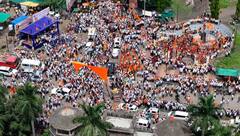 जालन्यात भगवं वादळ! मनोज जरांगे पाटलांच्या रॅलीला तुफान गर्दी, ड्रोनची दृश्य एबीपी माझावर