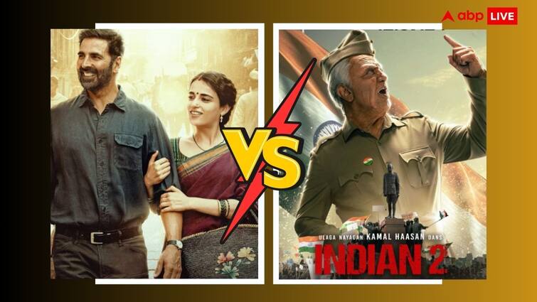 Sarfira Vs Indian 2 Box Office Collection Day 1 Akshay Kumar Film Kamal Haasan Film Opening Day Colllection net in India Sarfira Vs Indian 2 Box Office Collection Day 1:पहले दिन ‘सरफिरा’ पर भारी पड़ी  'इंडियन 2', जानें- कमल हासन और अक्षय की फिल्मों का ओपनिंग डे कलेक्शन