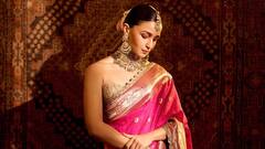 Alia Bhatt Dons A Century Old Saree At Anant Ambani-Radhika Merchant Wedding; See