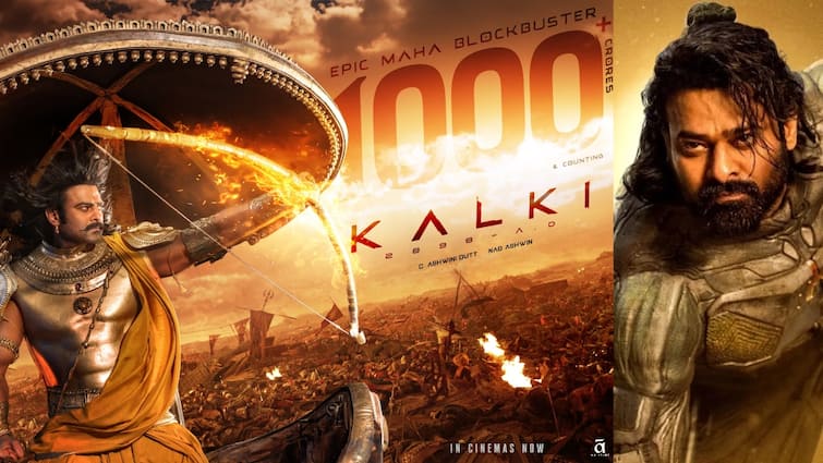 Kalki 2898 AD Hits 1000 Crore prabhas starrer movie joins 1000 crore club following baahubali 2 Kalki 2898AD : ரூ.1000 கோடி வசூலித்த 2-வது பிரபாஸ் படம்! கல்கி 2898 AD மாபெரும் வசூல் சாதனை