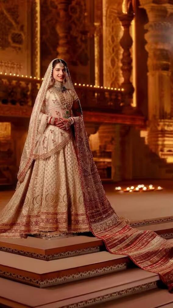 ராதிகா மெர்ச்சண்டின் வெட்டிங் லுக்ஸ்!