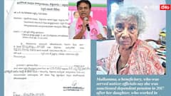 పెన్షన్ సొమ్ము వెనక్కి ఇవ్వాలని వృద్ధురాలికి ప్రభుత్వం నోటీసులపై కేటీఆర్ మండిపాటు