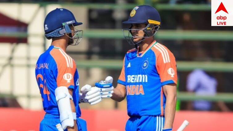 India beat zimbabwe by 10 wicket subhman and jaiswal half century IND vs ZIM:  জয়সওয়াল, গিলের অপরাজিত অর্ধশতরান, ১০ উইকেট ম্য়াচ জিতে সিরিজও পকেটে পুরল ভারত