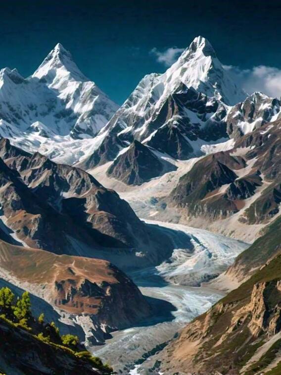 जहां आज हिमालय है वहां पहले क्या था