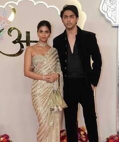 अनंत-राधिका की शादी में पुरानी साड़ी पहनकर पहुंचीं शाहरुख खान की बेटी, सुहाना ने रिक्रिएट किया दिवाली लुक