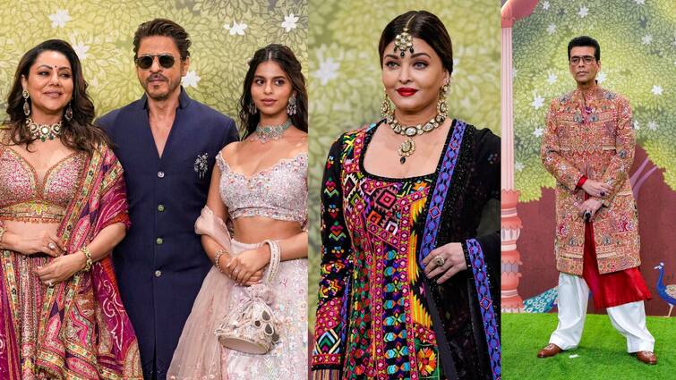 Anant Ambani Radhika Merchant Blessing Ceremony Attended by Politicians to Bollywood Celebrities Sports Stars Anant-Radhika Blessing Ceremony: প্রধানমন্ত্রী থেকে রজনীকান্ত-শাহরুখ-সলমন-সচিন-ধোনি, অনন্ত-রাধিকার আশীর্বাদ অনুষ্ঠানেও চাঁদের হাট