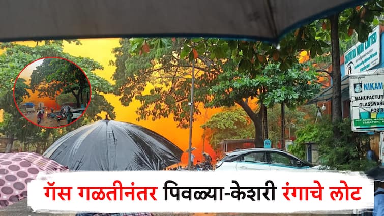 Gas leak at factory in Tarapur MIDC; Running of workers in the company, colored smoke in the area तारापूर MIDC मधील कारखान्यात गॅस गळती; कंपनीतील कामगारांची धावपळ, परिसरात रंगीत धुरांचे लोट