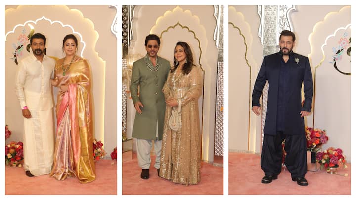 Anant Ambani and Radhika Merchant wedding was a star-studded affair with almost the entire Indian film industry in attendance. You name the celebs and they were present at the wedding. Take a look.