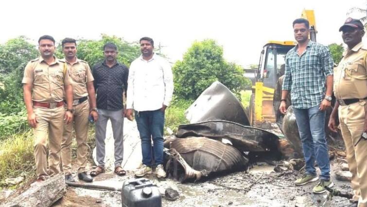 Pune Polices Crime Branch action Man arrest who manufactures liquor of gavathi hand furnace Pune Crime News: गावठी हातभट्टीची दारु तयार करणारा ताब्यात; पुणे पोलिसांच्या गुन्हे शाखेची कारवाई