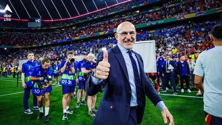 UEFA Euro 2024 Final will Spain be favorite against England Luis de la Fuente responds UEFA Euro 2024 Final: ইংল্যান্ডের বিরুদ্ধে স্পেনই কি ফেভারিট? ইউরোর ফাইনালপূর্বে কী বললেন স্পেন কোচ দে লা ফুয়েন্ত?