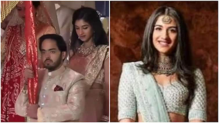 Viral Video Of Radhika Merchant As A Bridesmaid At Isha Ambani's Wedding Wore Her Wedding Jewellery For Isha's Reception Watch Radhika Merchant Was A Bridesmaid At Isha Ambani's Wedding, Wore Her Wedding Jewellery For Isha's Reception, Watch