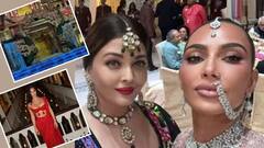 Ceremony Pics: અનંત-રાધિકાની સેરેમનીમાં કિમ કાર્દિશિયને લીધી ઐશ્વર્યા રાય સાથે સેલ્ફી, હસીનાઓના દેસી લૂકની તસવીરો વાયરલ