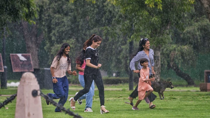 Delhi Weather Update: दिल्ली में 19 जुलाई तक बादल छाए रहेंगे. इस दौरान किसी भी समय बारिश (Delhi Rain) हो सकती है. आईएमडी (IMD) ने 18 और 19 जुलाई को भारी बारिश की संभावना जताई है.