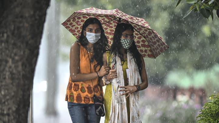 On Wednesday, rain in many parts of Delhi on Saturday morning brought relief to people from humidity and a drop in temperature was recorded.