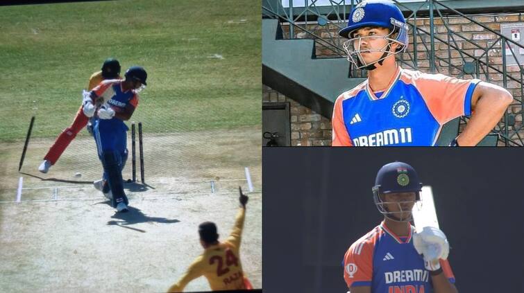 ind vs zim live score first over yashasvi jaiswal sikandar raza battle IND vs ZIM: 0 બોલમાં 7 રન, નો બોલ પર સિક્સ અને પછી બેટ્સમેન ક્લીન બોલ્ડ; એક જ ઓવરમાં રચાઈ ફિલ્મી કહાની