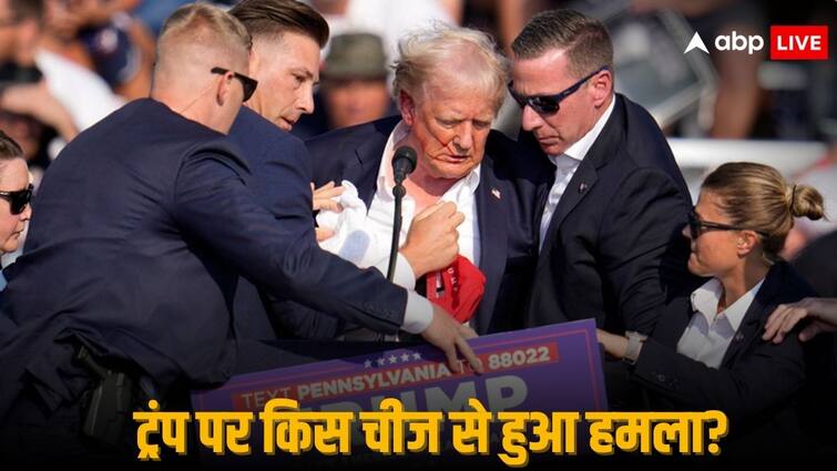 Donald Trump Was Hit By Glass Fragments Not Bullet Claims RaWstory Report Donald Trump Attack: ...तो गोली लगने से नहीं बहा ट्रंप का खून! पूर्व राष्ट्रपति पर हमले को लेकर सनसनीखेज दावा