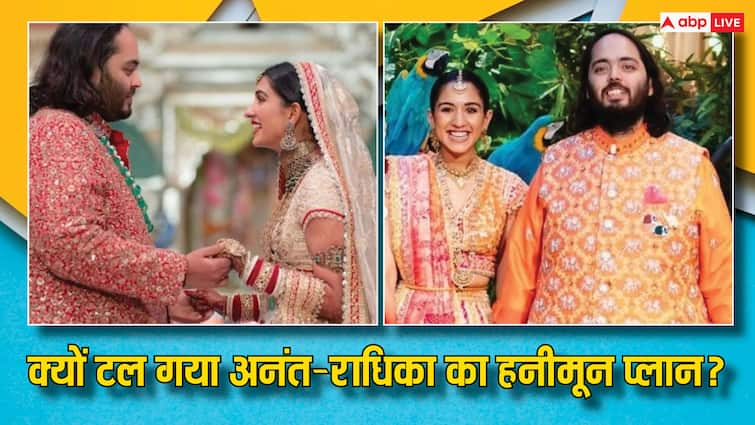 anant ambani and radhika merchant wedding newly wed couple honeymoon been postponed rumours Anant Ambani and Radhika Merchant: शादी के बाद अनंत अंबानी और राधिका मर्चेंट का टला हनीमून प्लान? सामने आई ये वजह