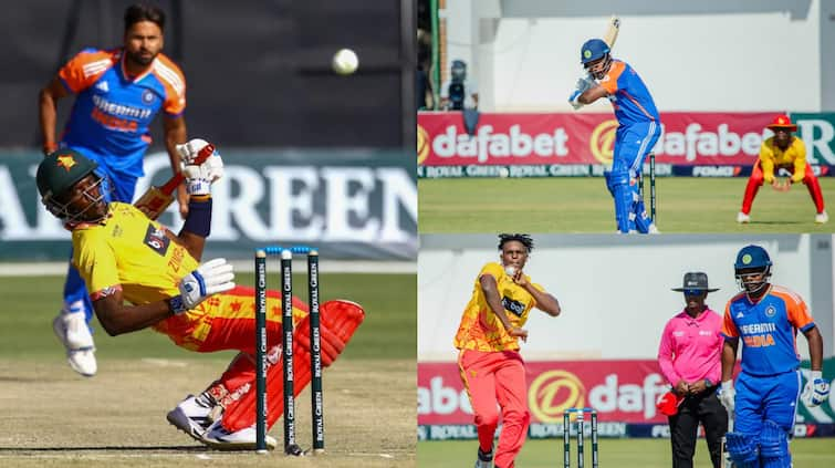 india beats zimbabwe by 42 runs in fifth t20 match sanju samson fifty mukesh kumar shivam dube fabulous performance IND vs ZIM : आधी सॅमसनने फोडलं, मग गोलंदाजांनी रोखलं, भारताचा झिम्बाब्वेवर 42 धावांनी विजय