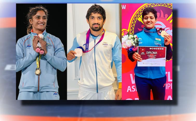 Paris Olympics 2024 Indian Wrestling Squad Aman Sehrawat Vinesh Phogat Antim Panghal Reetika Hooda Nisha Dahiya Anshu Malik Paris Olympics 2024 Indian Wrestling Squad: पेरिस ओलंपिक के लिए तैयार है भारतीय कुश्ती दल, देखें स्क्वाड की पूरी लिस्ट