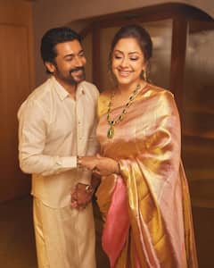 Suriya Jyotika : అనంత్ అంబానీ పెళ్లి వేడుకల్లో సూర్య, జ్యోతిక.. సింపుల్​గా ఉంటూనే స్టాండర్డ్స్ పెంచేస్తారు ఈ స్టార్ కపుల్
