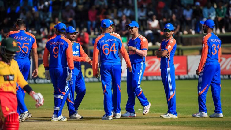 IND vs ZIM 5th T20I Indian cricket team probable playing XI Tushar Deshpande may out and Avesh Khan Mukesh Kumar IND vs ZIM: आज फिर बदल जाएगी टीम इंडिया की प्लेइंग XI? पांचवें टी20 में इस गेंदबाज़ का कट सकता है पत्ता