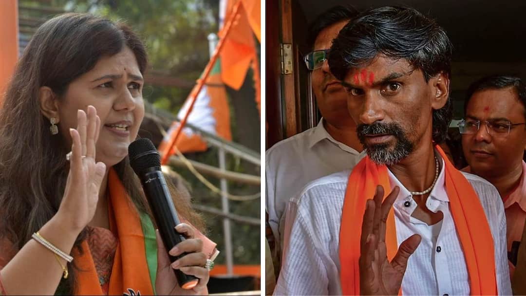 Manoj Jarange Patil on Pankaja Munde : तर मतपेटीत काहीच राहिलं नसतं, पंकजा मुंडेंवरून मनोज जरांगे पाटील नेमकं काय म्हणाले? there would have been nothing left in the ballot box if i told defeat her what exactly did Manoj Jarange Patil say about Pankaja Munde Manoj Jarange Patil on Pankaja Munde : तर मतपेटीत काहीच राहिलं नसतं, पंकजा मुंडेंवरून मनोज जरांगे पाटील नेमकं काय म्हणाले?