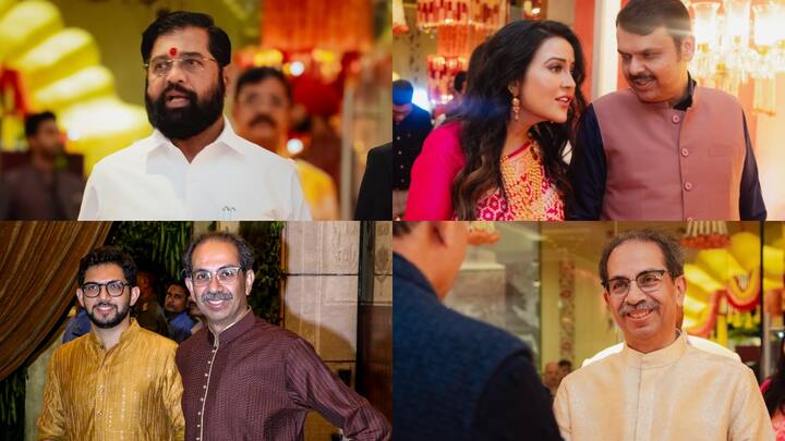 Anant Ambani Wedding: अनंत अंबानी और राधिका की शादी समारोह में दुनियाभर के मेहमान के साथ महाराष्ट्र के मुख्यमंत्री एकनाथ शिंदे और डिप्टी सीएम देवेन्द्र फडणवीस समेत तमाम बड़े नेता शामिल हुए.