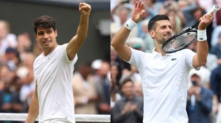 novak djokovic vs carlos alcaraz wimbledon final cheapest ticket price and highest price tennis 2024 wimbledon final ticket price Wimbledon Final: इतिहास का सबसे महंगा फाइनल, सबसे सस्ते टिकट का प्राइस कर देगा हैरान; 12 लाख का एक टिकट