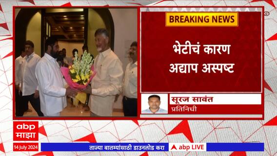 CM Eknath Shinde meets Chandrababu Naidu : चंद्राबाबू नायडू मुख्यमंत्री शिंदेंच्या भेटीला