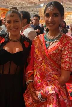 Radhika Merchant Mangalsutra: शुभ आशीर्वाद सेरेमनी में दिखी राधिका मर्चेंट के मंगलसूत्र की झलक, अनंत की दुल्हन ने यूं किया फ्लॉन्ट