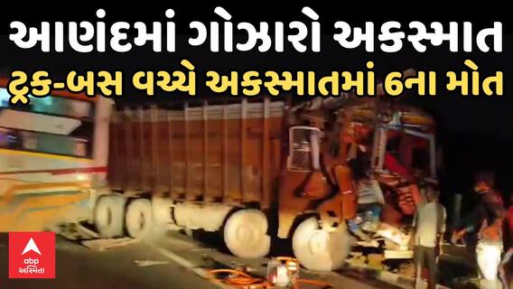 Anand Accident | અમદાવાદ-વડોદરા એક્સપ્રેસ હાઈવે પર બસ-ટ્રક વચ્ચે ગોઝારો અકસ્માત, 6ના મોત