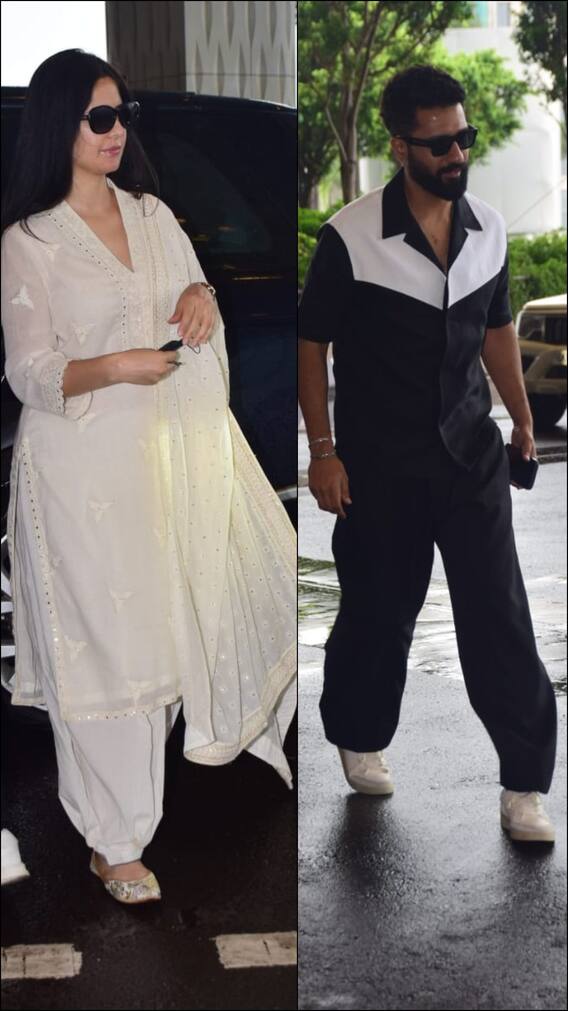 देसी लुक में हसीन लगीं कैटरीना वहीं मॉर्डन अवतार में दिखा विक्की का स्वैग