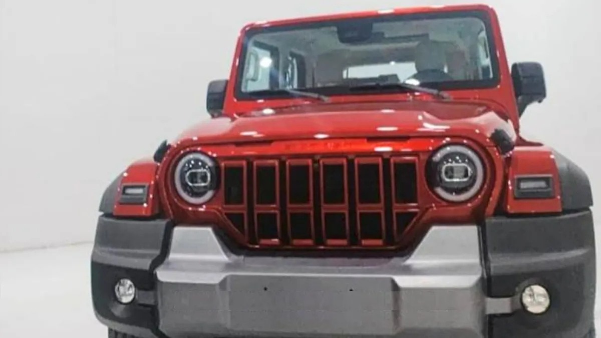 ਲਾਂਚ ਤੋਂ ਪਹਿਲਾਂ ਦੇਖੋ ਨਵੀਂ Mahindra Thar 5 Door ਦੀਆਂ ਤਸਵੀਰਾਂ! ਕਮਾਲ ਦੀ ਹੈ Front Grill