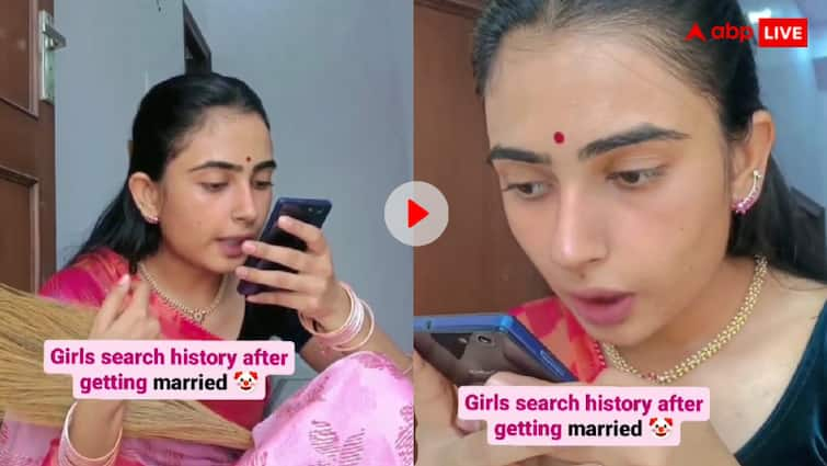 Woman asks Google strange questions to make everyday life easier video goes viral Video: बिना हाथ लगाए घर के बर्तन कैसे धोएं... महिला ने इंटरनेट पर पूछे ऐसे सवाल, घूम जाएगा गूगल का भी दिमाग