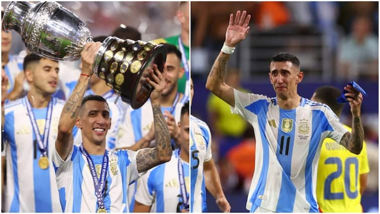 'The True Angel Of Argentina': Di Maria Ends International Career With Copa America 2024 Triumph