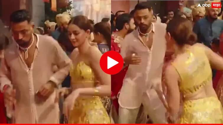 The dance video of Hardik Pandya and Bollywood actress Ananya Pandey has gone viral on social media अंबानींच्या लग्नात हार्दिक पांड्याची हवा...; अभिनेत्री अनन्यासोबत थिरकला, सर्वांत जास्त चर्चेत असणारा Video